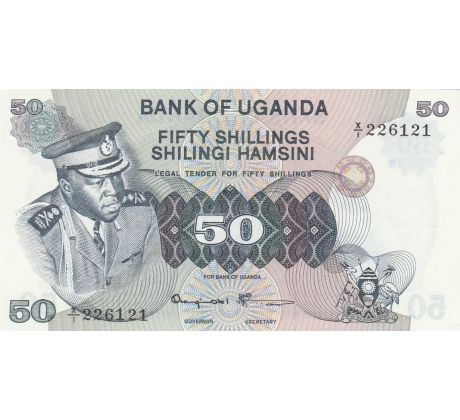 50 šilingov 1973-77 Uganda