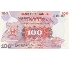 100 šilingov 1982 Uganda
