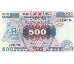 500 šilingov 1986 Uganda