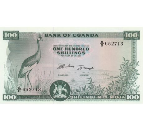100 šilingov 1966 Uganda